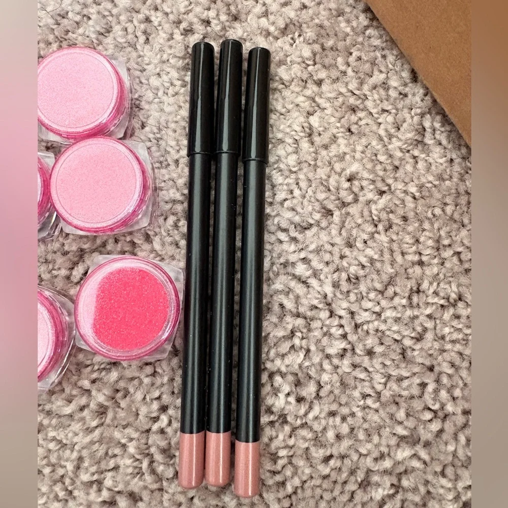 Glitter Lip Kit - Radiant Pink (read description for full details)